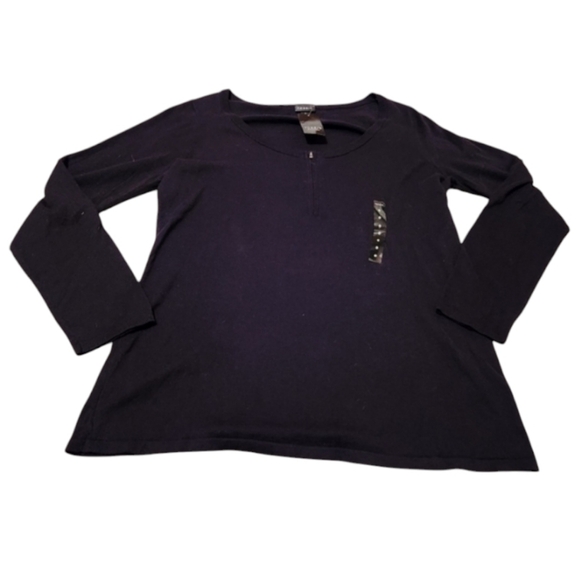 Women's Torrid Foxy V-Neck Zip-Front Long-Sleeved Shirt - Picture 1 of 3